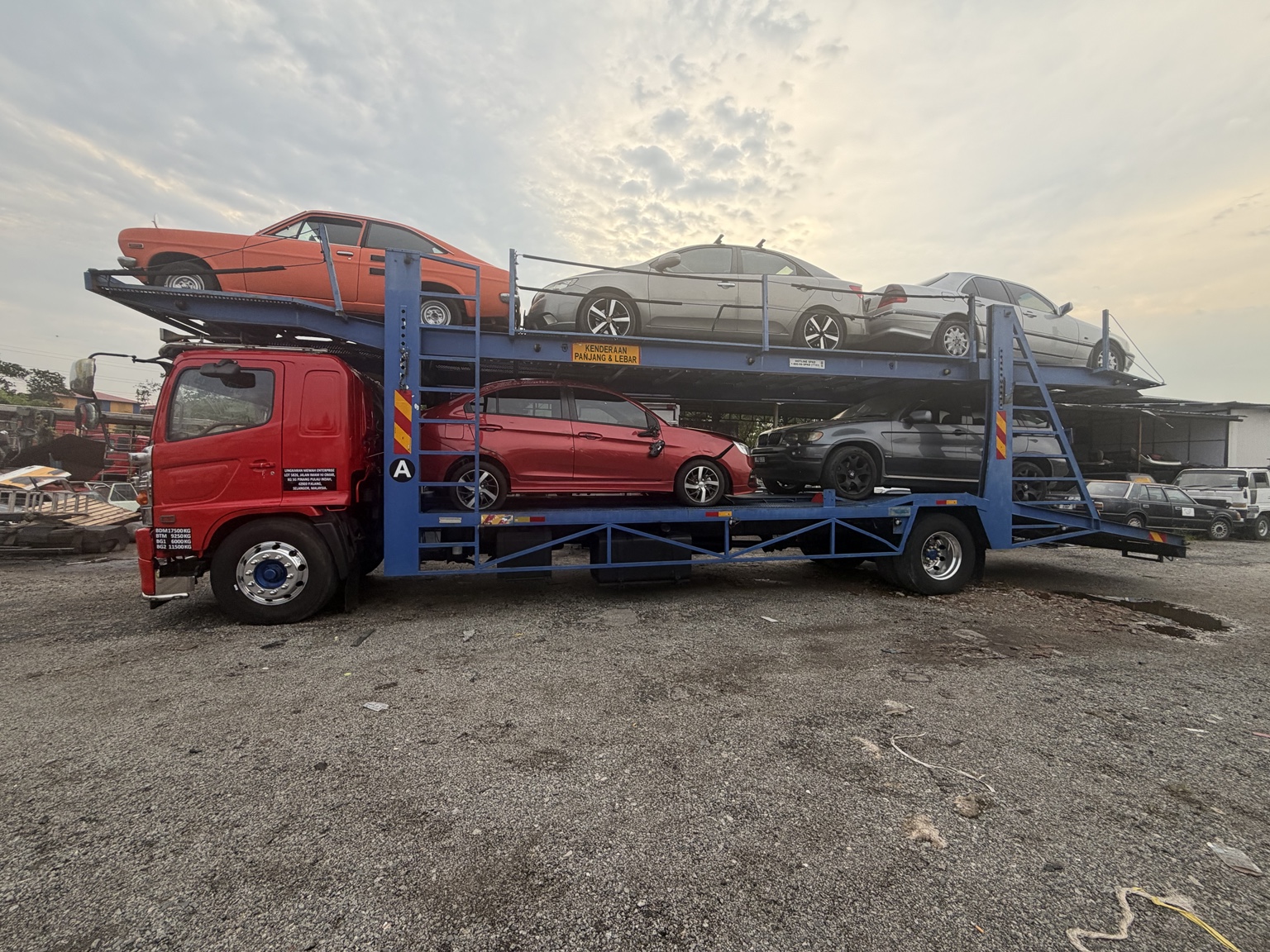 Car carrier double deck HTA